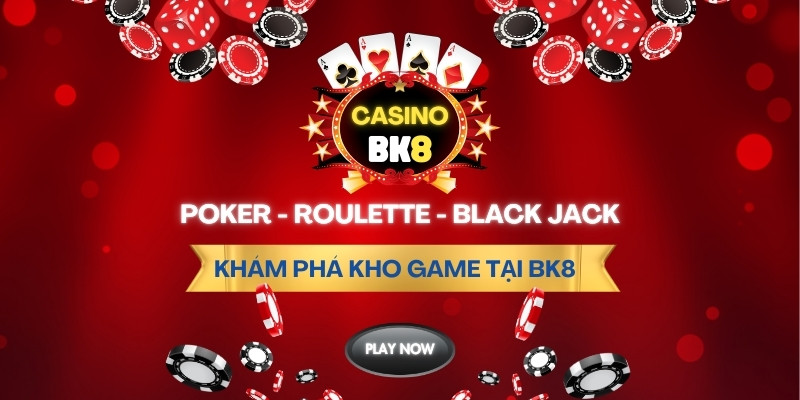 Khám phá kho game casino tại BK8